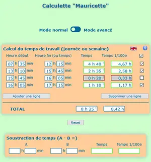 Calculette "Mauricette"